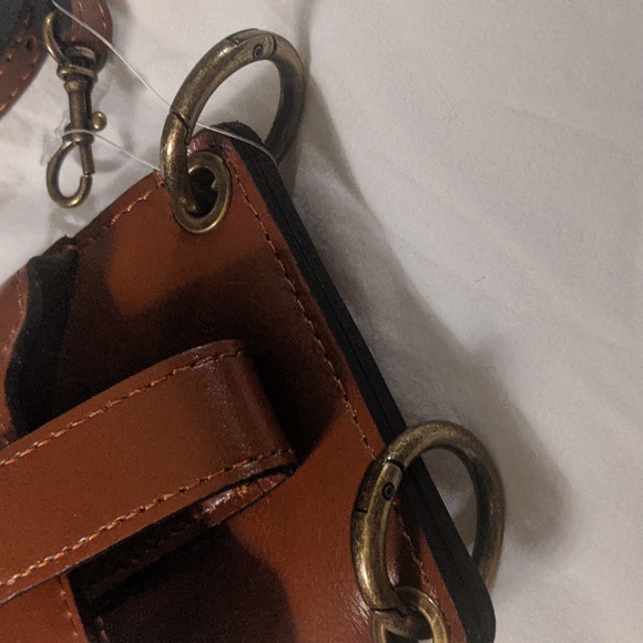 Patricia Nash Farleigh XBody Phone Case in Heritage Tan Leather - Picture 10 of 10